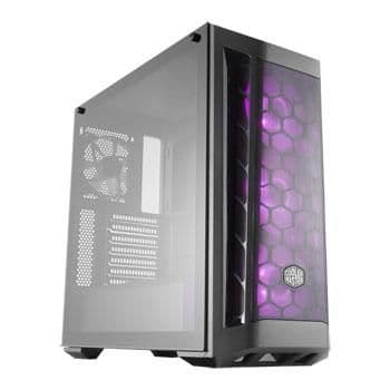 Cooler Master MasterBox MB511 RGB ATX Mid Tower Black Tempered Glass Side Panel, USB 3.2 Gen 1 Type-A main image