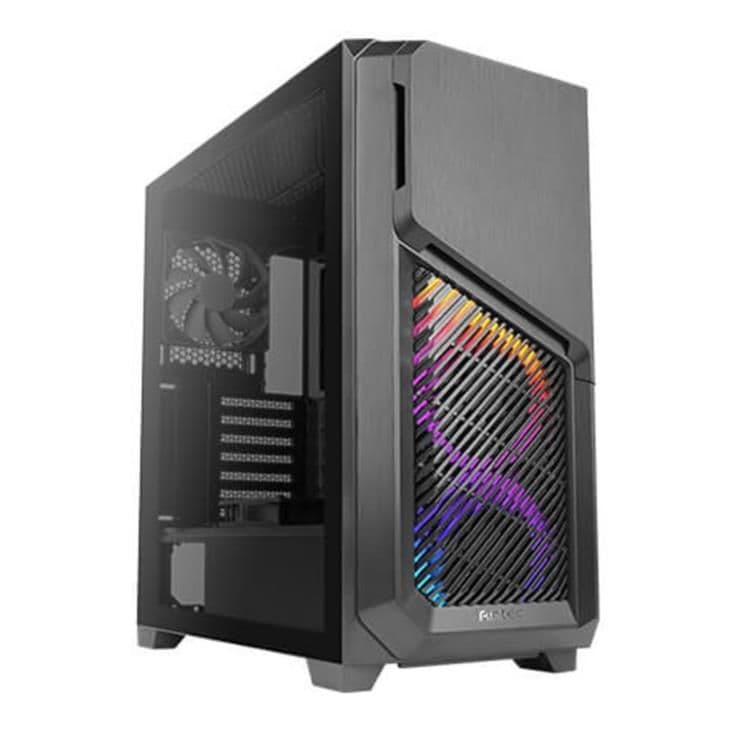 Antec Dark Phantom DP502 Flux ATX Mid Tower Black with Tempered Glass Side Panel and USB 3.2 Gen 1 Type-A main image