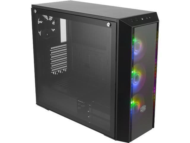 Cooler Master MasterBox Pro 5 ARGB ATX Mid Tower Black Tempered Glass USB 3.2 Gen 1 Type-A USB 2.0 Type-A image