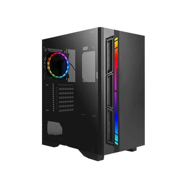 Antec NX400 ATX Mid Tower Black with Tempered Glass Side Panel and USB 3.2 Gen 1 Type-A / USB 2.0 Type-A image