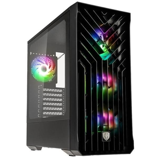 KOLINK Unity Cascade ARGB ATX Mid Tower Black Tempered Glass USB 3.2 Gen 1 Type-A main image