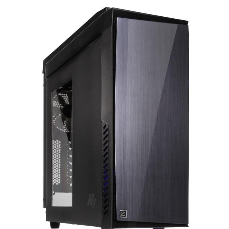 Zalman R1 ATX Mid Tower Black with Acrylic Side Panel and USB 3.2 Gen 1 Type-A USB 2.0 Type-A main image