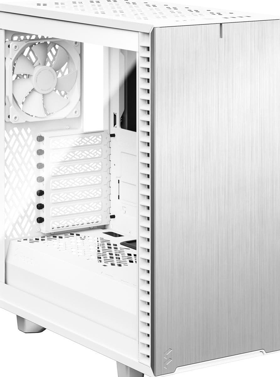 Fractal Design Define 7 Compact ATX Mid Tower White Tempered Glass image