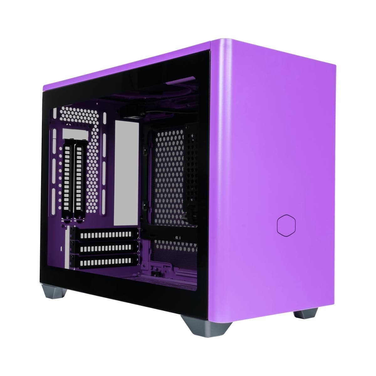 Cooler Master MasterBox NR200P Mini-ITX Desktop Purple with Steel Side Panel main image