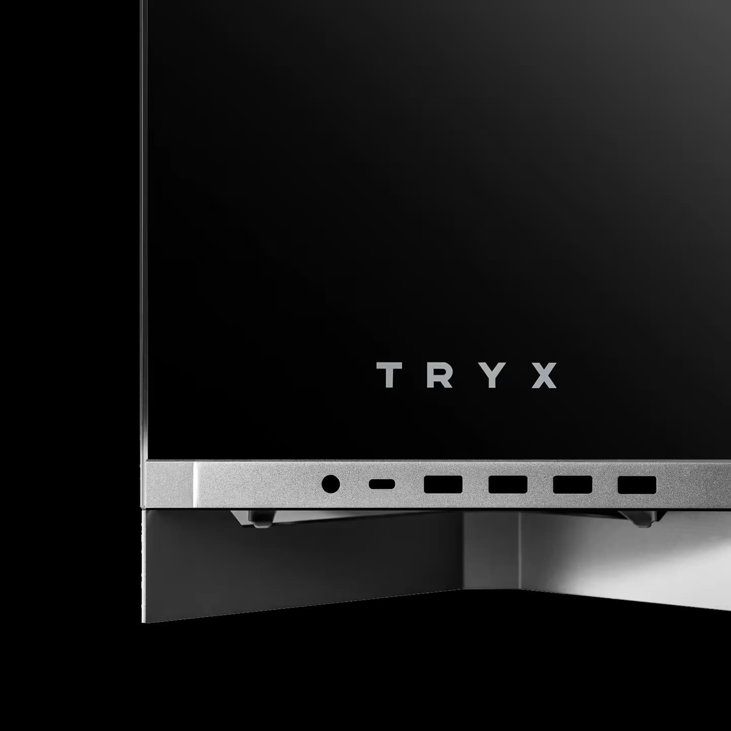 TRYX LUCA L70 White ATX PC Case Panoramic Glass with Front Panel ATX Case Top Mount PSU White image