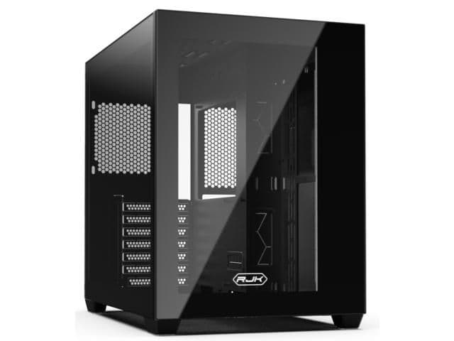 RAIJINTEK PAEAN C7 ATX Mid Tower Black with Tempered Glass Side Panel and USB 3.2 Gen 2 Type-C, USB 2.0 Type-A Front Panel main image