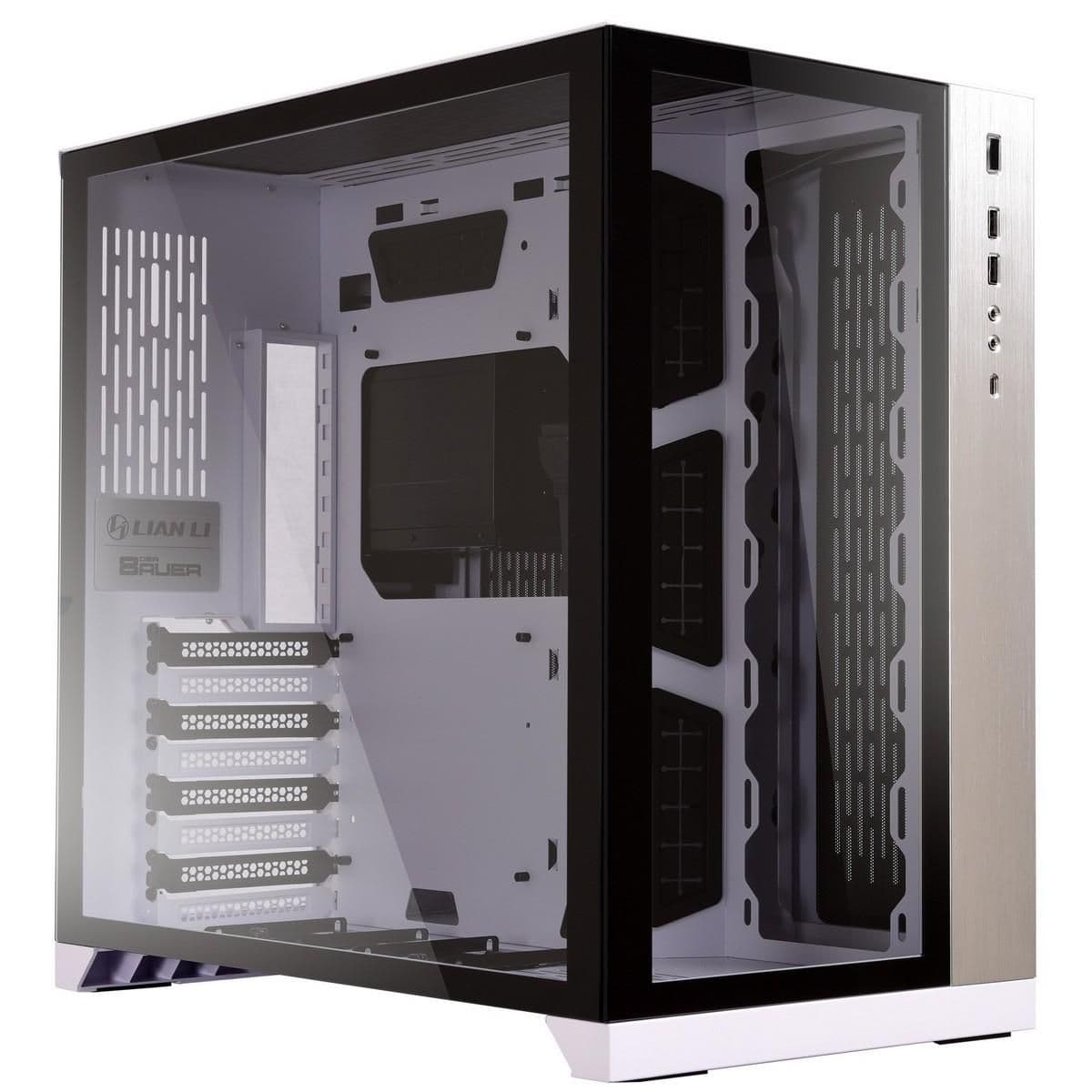 Lian Li PC-O11 Dynamic ATX Full Tower White Tempered Glass Side Panel image