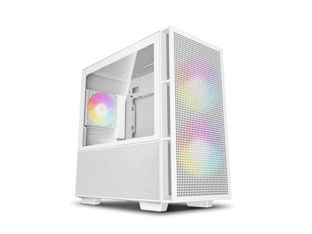 Deepcool CH360 Micro ATX Mid Tower White Tempered Glass Side Panel main image