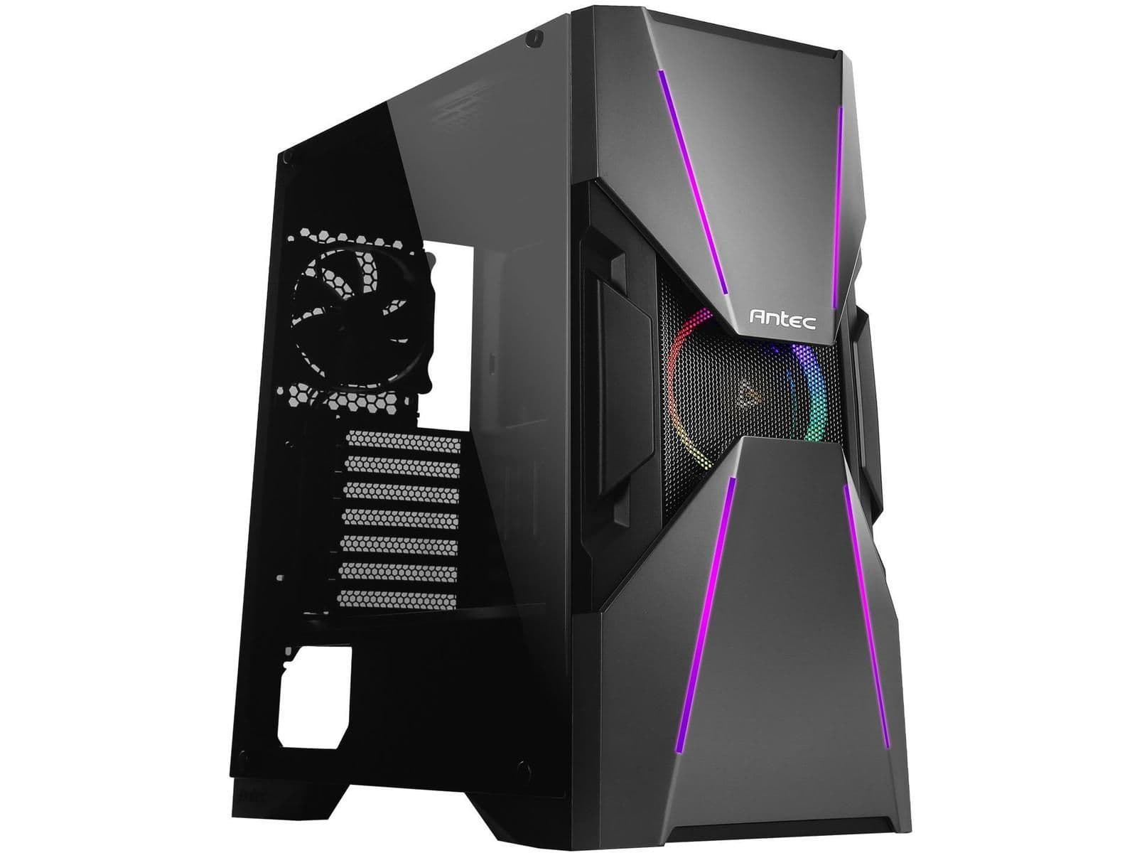 Antec Dark Avenger DA601 ATX Mid Tower Black Tempered Glass Side Panel image