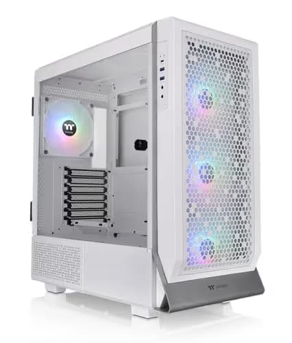 Thermaltake Ceres 500 ATX Mid Tower White Tempered Glass Side Panel, Front USB 3.2 Gen 2 Type-C & USB 3.2 Gen 1 Type-A main image