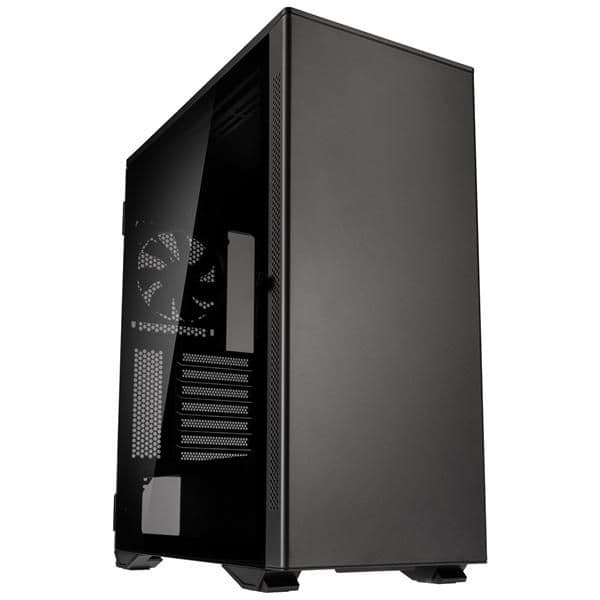 KOLINK Stronghold Barricade ATX Mid Tower Black with Tempered Glass Side Panel and USB 3.2 Gen 1 Type-A, USB 2.0 Type-A image