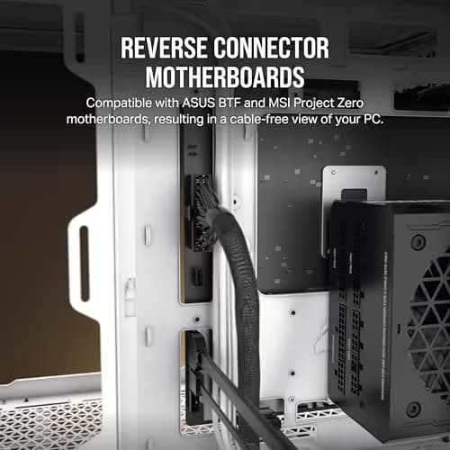 Corsair 6500D Airflow ATX Mid Tower White Tempered Glass image