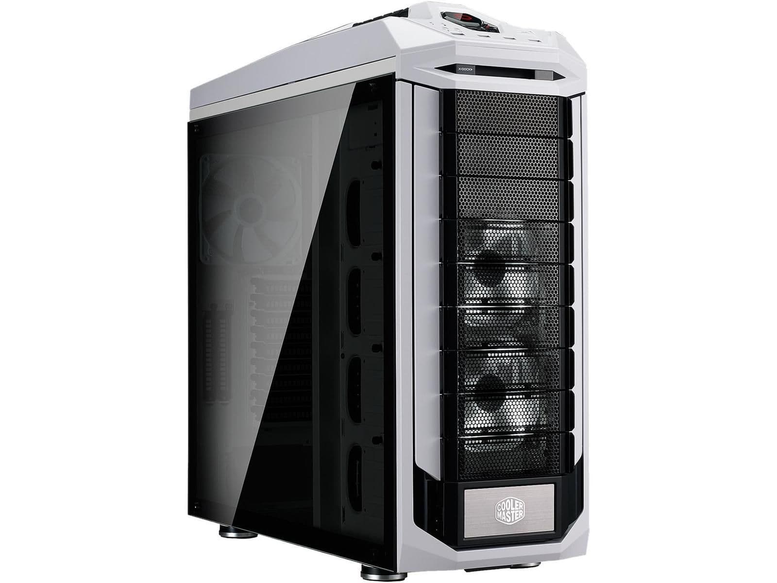 Cooler Master Stryker SE ATX Full Tower White / Black with Tempered Glass Side Panel and USB 3.2 Gen 1 Type-A, USB 2.0 Type-A image