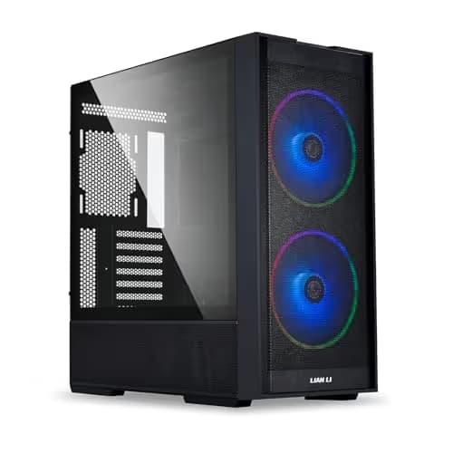 Lian Li LANCOOL 206 ATX Mid Tower Black with Tempered Glass Side Panel and USB 3.2 Gen 1 Type-C / USB 3.2 Gen 1 Type-A main image
