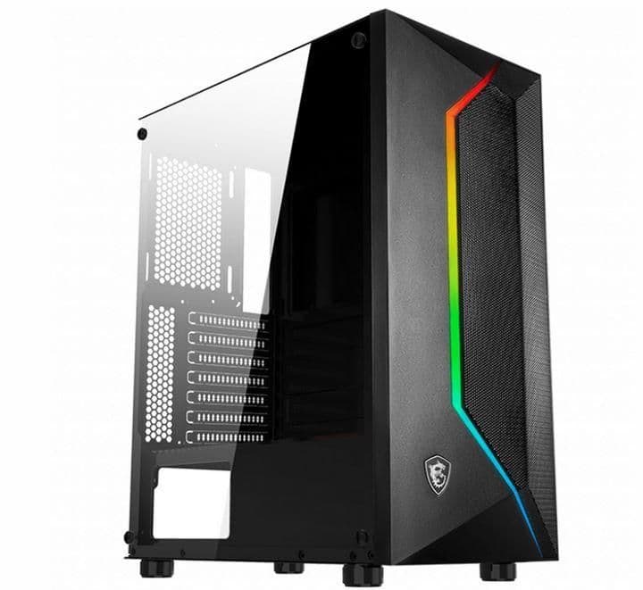 MSI MAG VAMPIRIC 100L ATX Mid Tower Black Tempered Glass main image