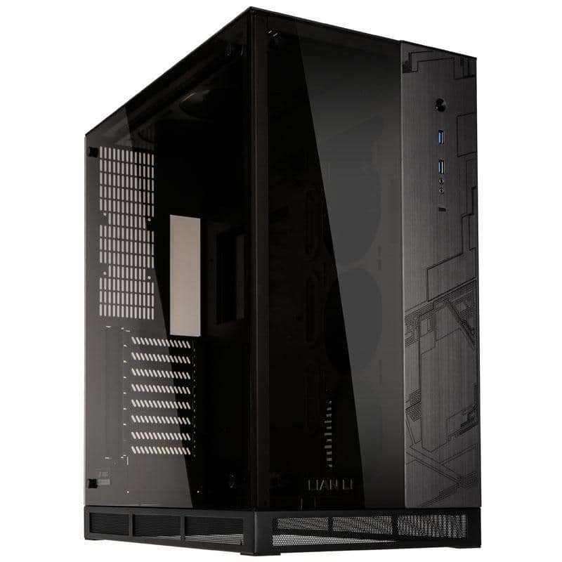 Lian Li PC-O11ROG ATX Full Tower Silver Tempered Glass Side Panel main image