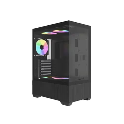 Raidmax INFINITA i802 AIR ATX Mid Tower Black Tempered Glass image