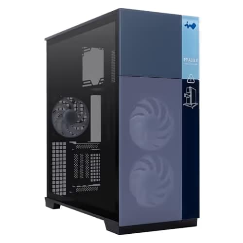 In Win F5 ATX Full Tower Black with Tempered Glass Side Panel and Front Panel USB 3.2 Gen 2x2 Type-C, USB 3.2 Gen 1 Type-A main image