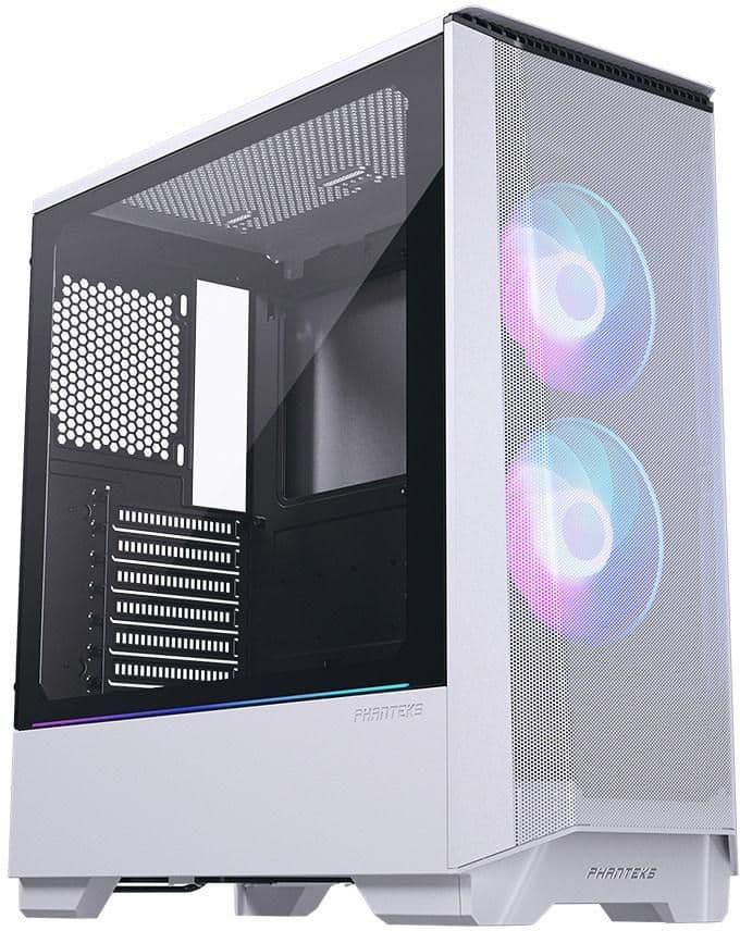 Phanteks Eclipse P360A ATX Mid Tower White with Tempered Glass Side Panel and USB 3.2 Gen 1 Type-A image