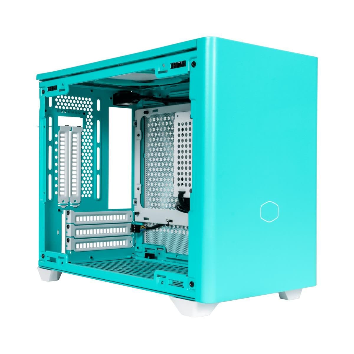 Cooler Master MasterBox NR200P Mini-ITX Desktop Blue with Steel Side Panel image