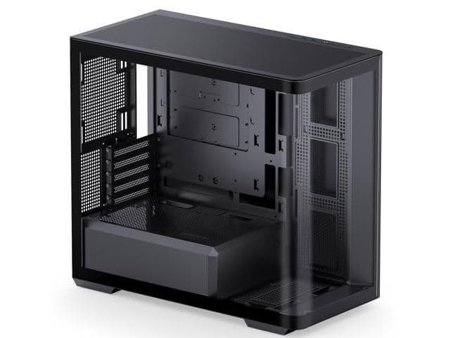 Jonsbo D300 Micro ATX Mid Tower Black Tempered Glass Side Panel USB 3.2 Gen 2 Type-C USB 3.2 Gen 1 Type-A main image