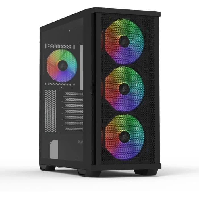 Zalman Z10 PLUS ATX Mid Tower Black Tempered Glass image