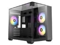 Antec CX600M RGB Micro ATX Mini Tower Black Tempered Glass image