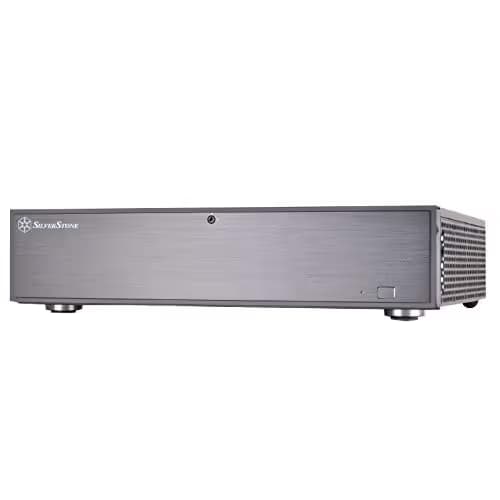 Silverstone ML04 HTPC Black Mesh Side Panel USB 3.2 Gen 2 Type-C USB 3.2 Gen 1 Type-A image