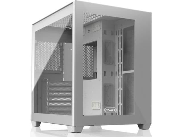 RAIJINTEK PAEAN C7 ATX Mid Tower White with Tempered Glass Side Panel and USB 3.2 Gen 2 Type-C, USB 2.0 Type-A image