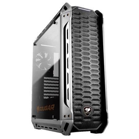 Cougar Panzer ATX Mid Tower Black Tempered Glass Side Panel, USB 3.2 Gen 1 Type-A USB 2.0 Type-A image