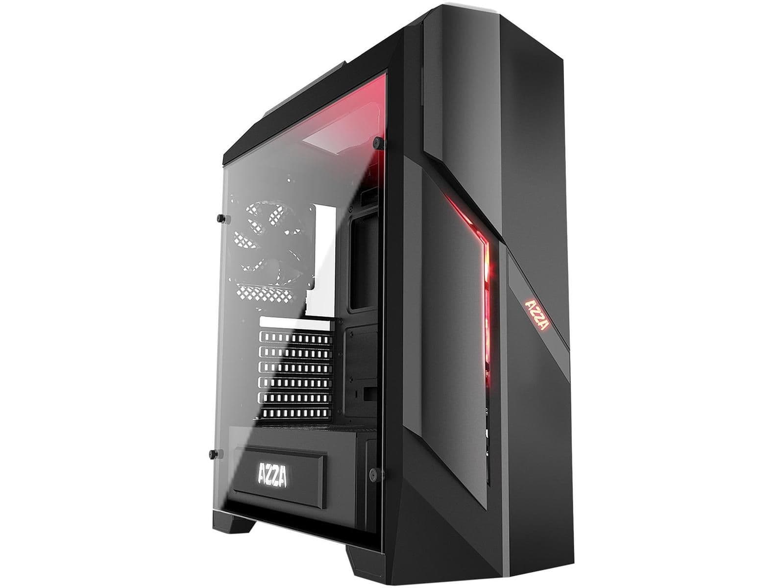 Azza Photios 250 ATX Mid Tower Black Tempered Glass image