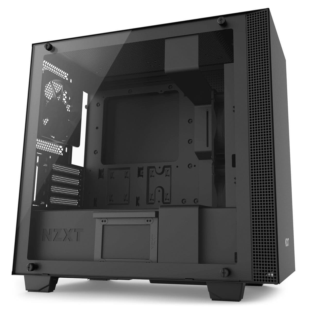 NZXT H400i Micro ATX Mini Tower Black with Tempered Glass Side Panel and USB 3.2 Gen 1 Type-A main image