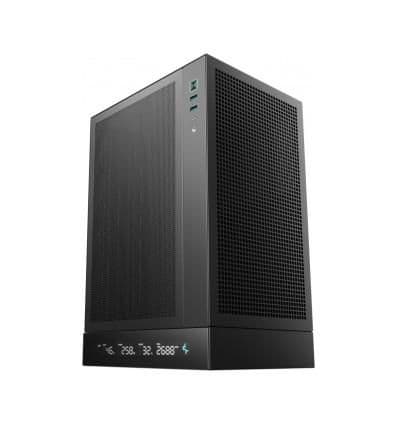Deepcool CH170 DIGITAL Mini-ITX Tower Black with Mesh Side Panel and USB 3.2 Gen 2 Type-C, USB 3.2 Gen 1 Type-A main image