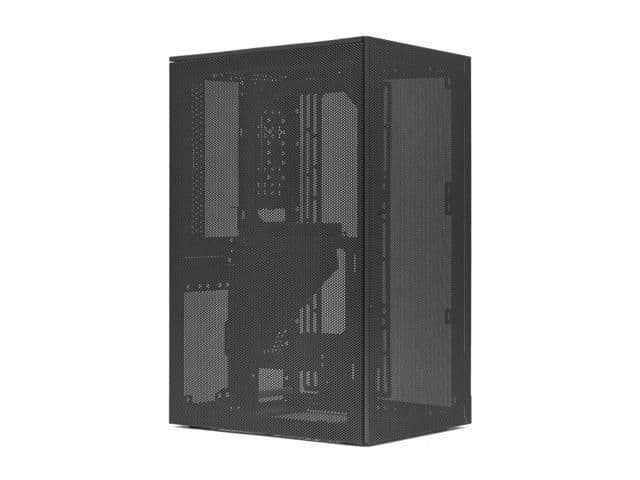 SSUPD Meshroom S ATX Mini Tower Gray Mesh Side Panel, PCIe 4.0 Riser image