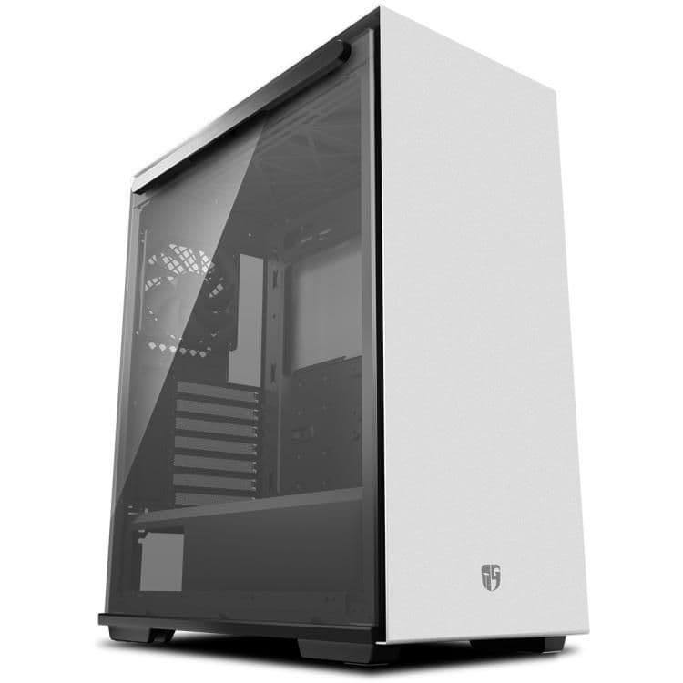Deepcool MACUBE 310P ATX Mid Tower White Tempered Glass Side Panel main image