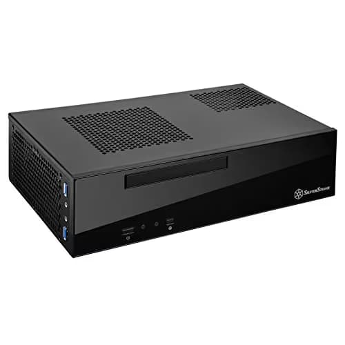 Silverstone ML09 HTPC Black with USB 3.2 Gen 1 Type-A image