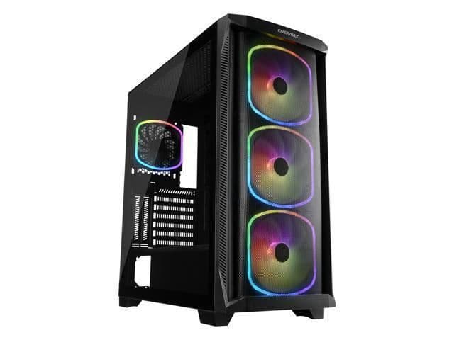 Enermax StarryKnight SK30 RGB ATX Mid Tower Black Tempered Glass Side Panel image