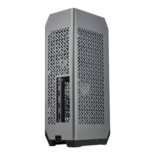 Cooler Master NCORE 100 MAX Mini-ITX Tower Silver Mesh Side Panel, 850W Power Supply image