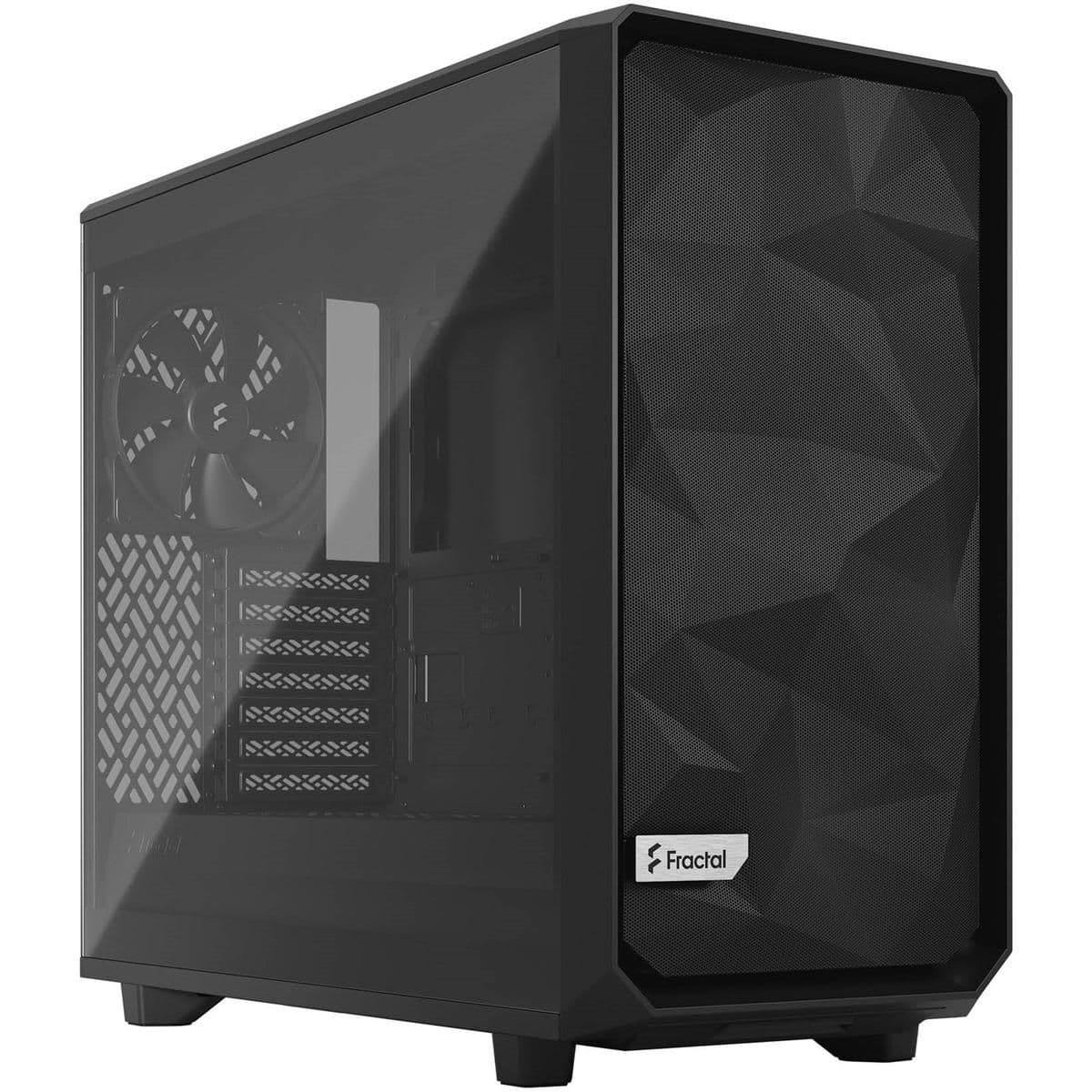 Fractal Design Meshify 2 Lite ATX Mid Tower Black with Tempered Glass Side Panel and USB 3.2 Gen 1 Type-A main image