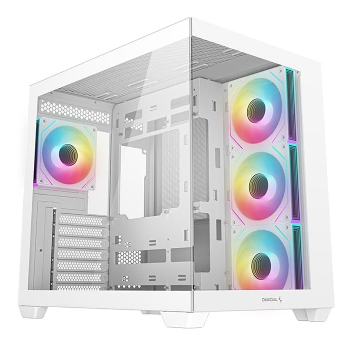 Deepcool CG530 4F WH ATX Mid Tower White with Tempered Glass image