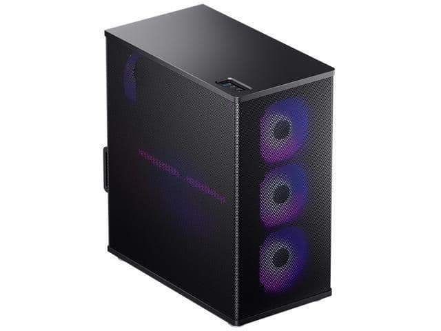 Jonsbo VR4 ATX Mid Tower Black with Mesh Side Panel and USB 3.2 Gen 1 Type-A Front Panel main image