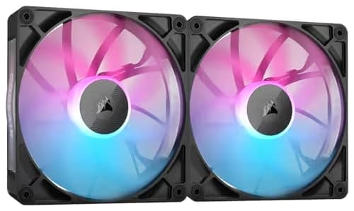 Corsair iCUE RX140 140mm Black RGB 2-Pack image