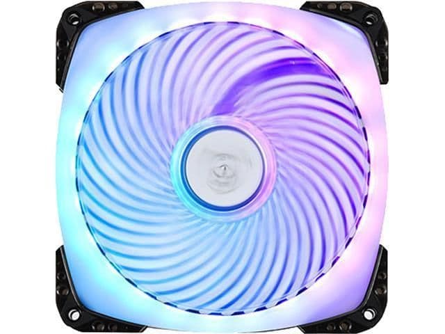 Silverstone AP 44.2 CFM 140mm Black/White PWM Addressable RGB 1-Pack image