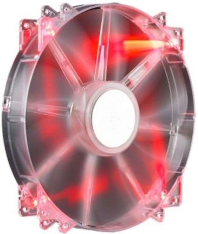 Cooler Master Megaflow 200mm Clear Red LED 110CFM 1-Pack main image