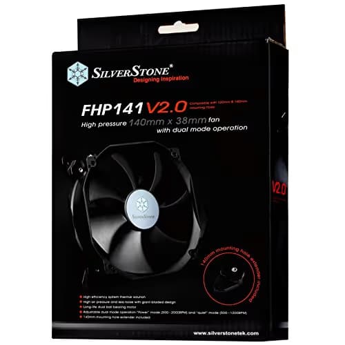 Silverstone FHP 140mm 171 CFM Black 1-Pack image