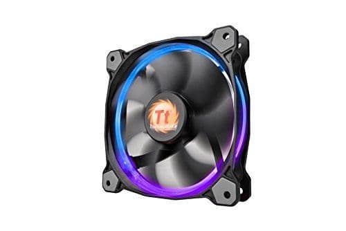Thermaltake Riing 120mm Black RGB PWM 40.6 CFM 1-Pack main image