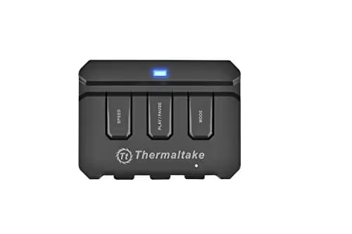 Thermaltake Riing 140mm Black RGB PWM 51.15 CFM 3-Pack image