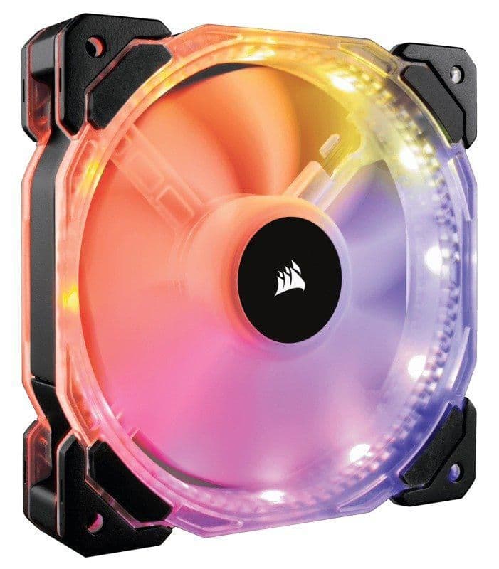 Corsair HD120 120mm Black / White PWM RGB main image