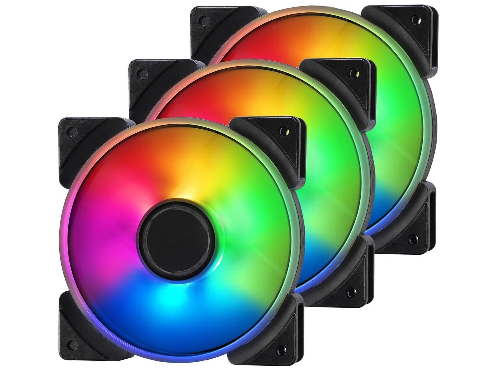 Fractal Design Prisma AL 120mm White / Black Addressable RGB 3-Pack image