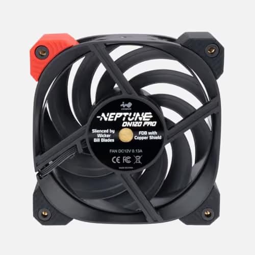 In Win Neptune DN120 Pro 120mm Black / Red PWM 60.56 CFM 1-Pack image